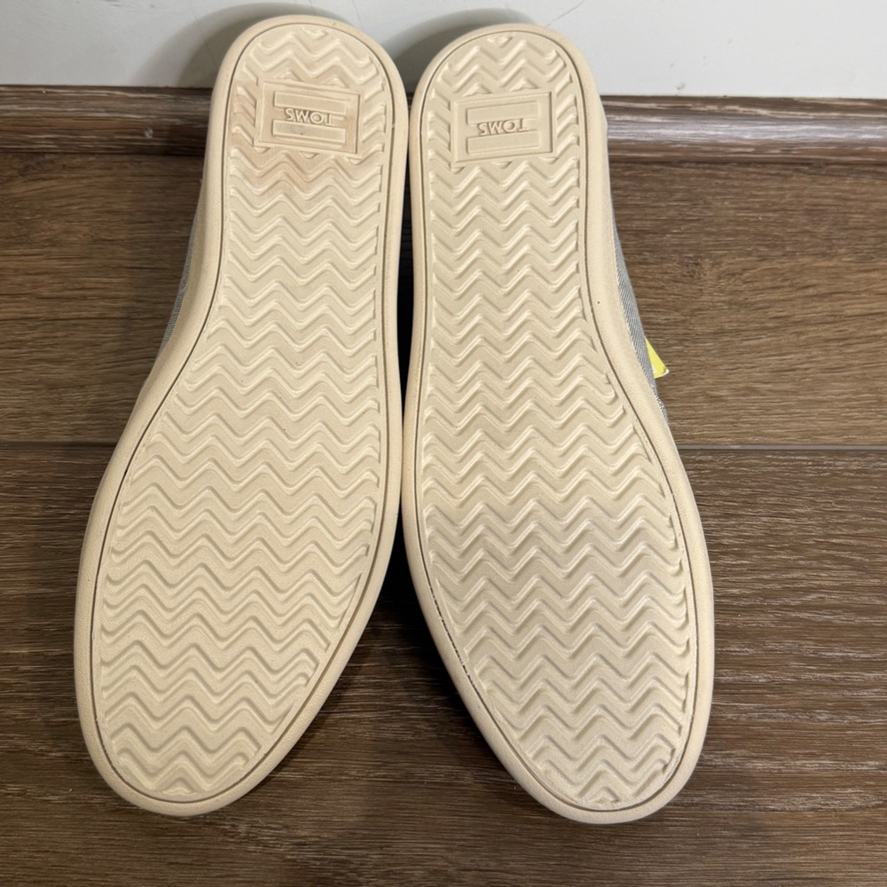 TOMS Women's NWT Deconstructed Alpargata Slip-On Casual Shoes, Gray, Size 8.5 - Picture 10 of 11